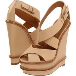 LAMB. Nude Angela wedges